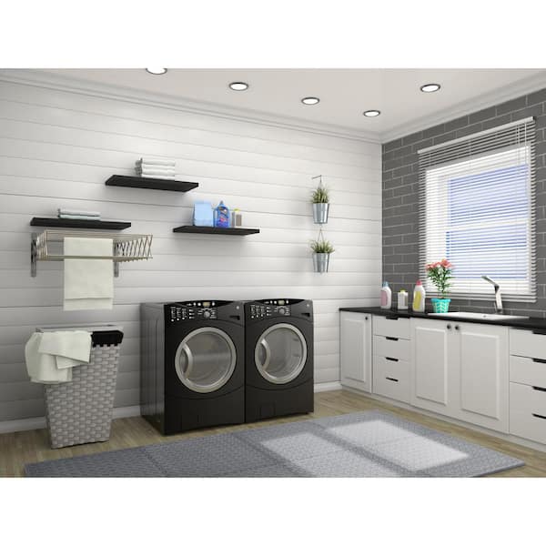 Gray 24 in. W x 24 in. L x 0.5 in. Thick Foam Exercise\Gym Flooring Tiles (6 Tiles\Case) (24 sq. ft.)