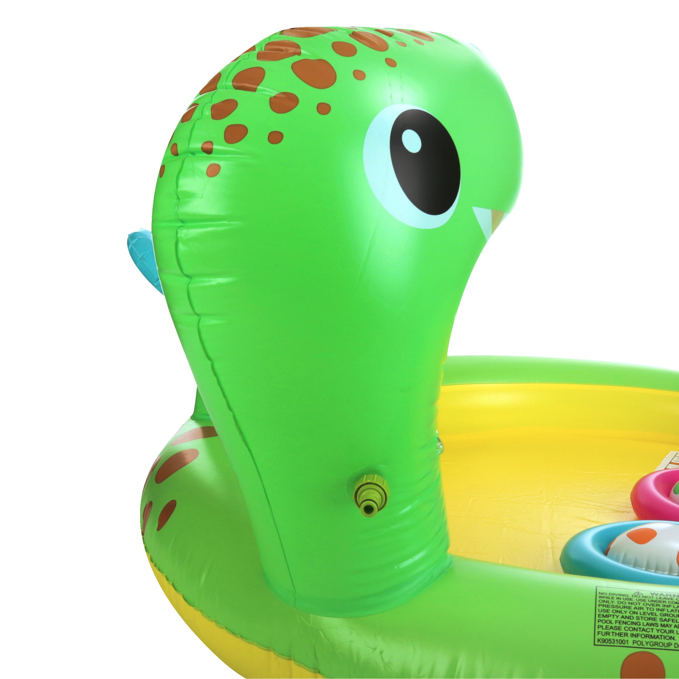 Summer Waves Inflatable Dino Spray Pool