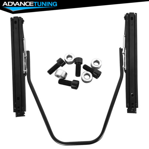 Reclinable Racing seat Left Drive + Dual slider Grey PU &Carbon Leather Back