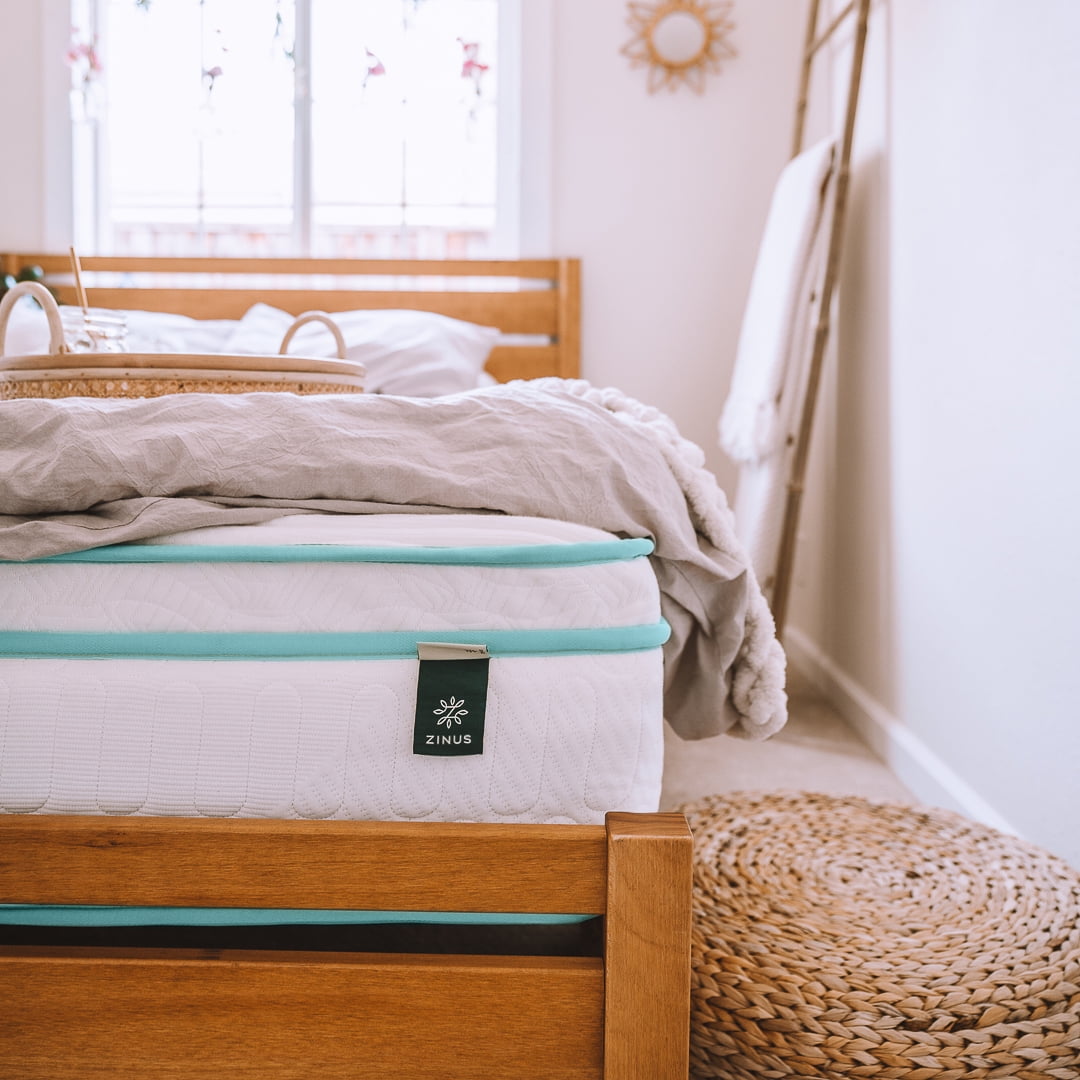 Zinus Green Tea Infused Euro Top 8