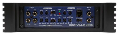 Rockville dB55 4000 Watt/980w RMS 5 Channel Amplifier Car Stereo Amp, Loud!