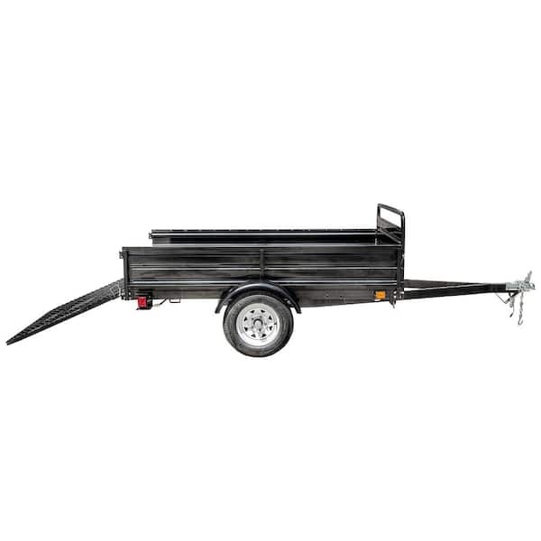 4.5 ft. x 7.5 ft. Single Axle Utility Trailer Kit with Drive-Up Gate