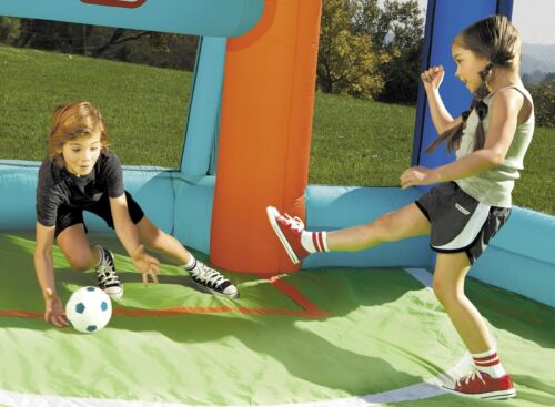 Huge 24' L x 12' W x 7' H Inflatable Sports Bouncer with Backyard 8