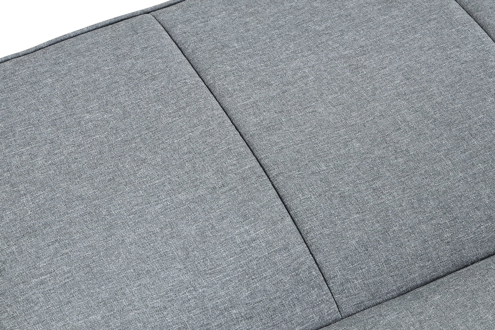 Mainstays Studio Futon, Gray Linen Upholstery