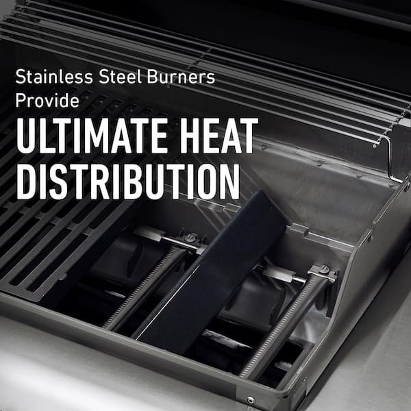 Spirit E-330 3-Burner Propane Grill in Black with Built-In Thermometer