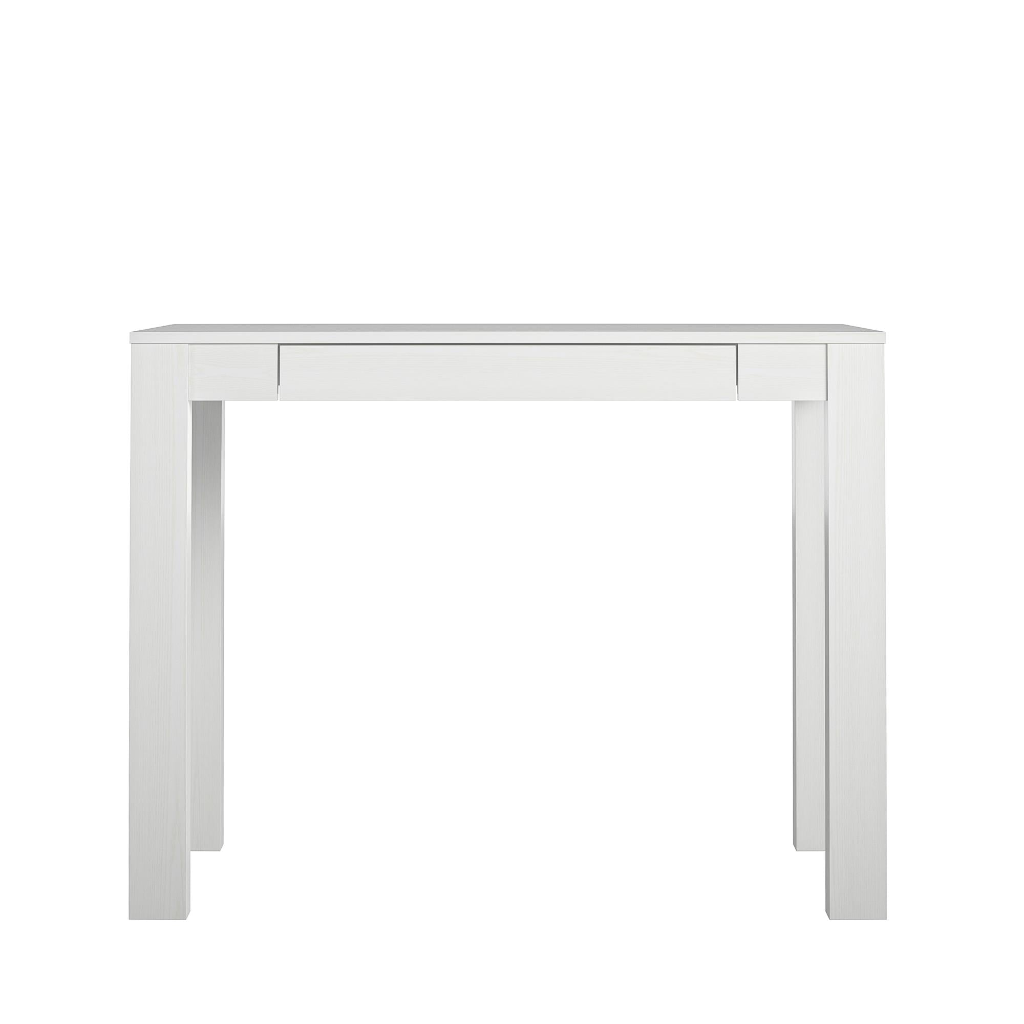 Mainstays Parsons Desk, White Laminated MDF