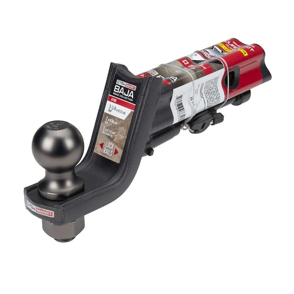 BAJA 5,000 lb. X-Mount Security Kit, 3-1/4 in. Drop x 2 in. Rise x 1 in. Shank Ball Mount, 2 in. Ball, 5/8 in. Pin