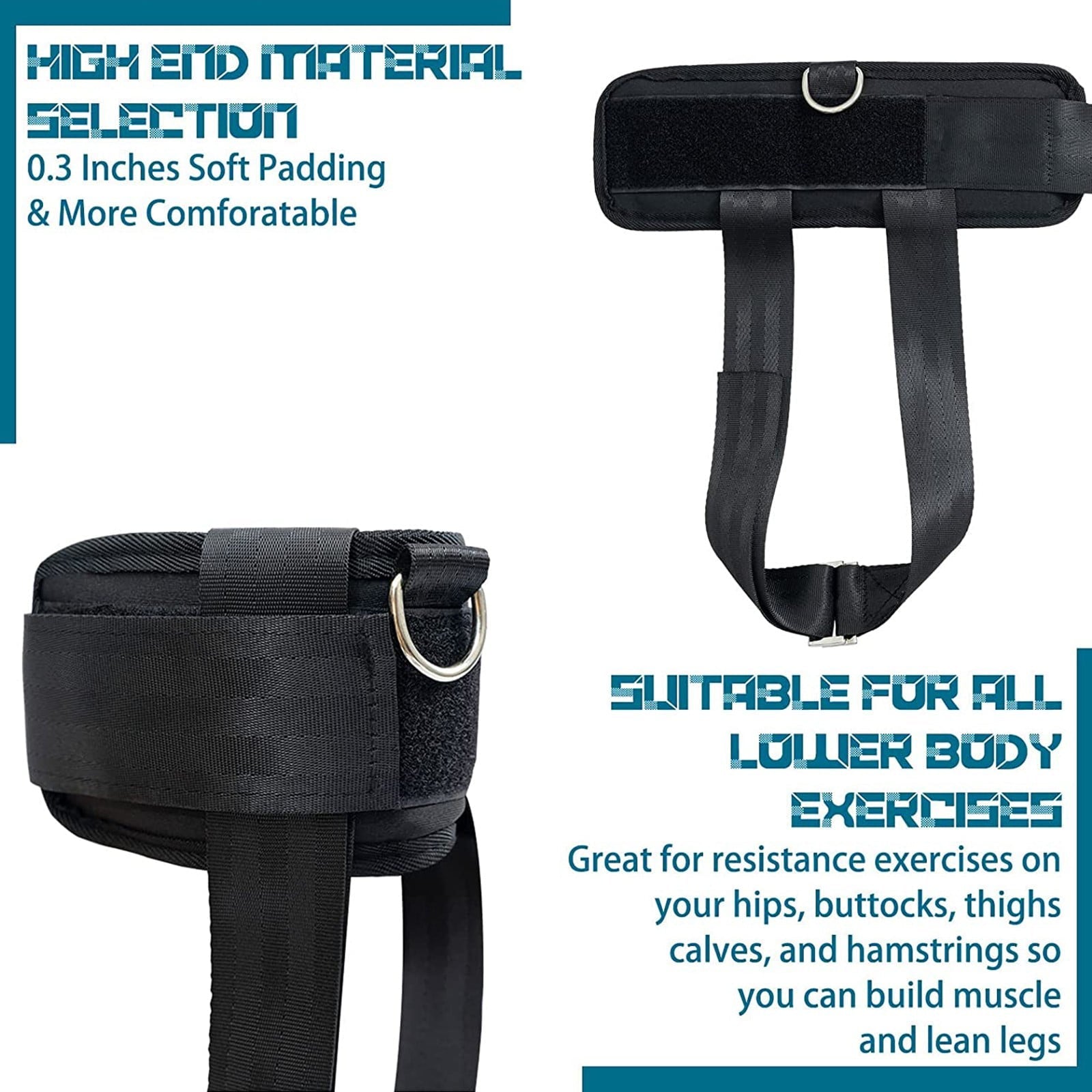 anna 2pcs Adjustable Ankle Weights Ankle Straps for Lower Body Strength Training