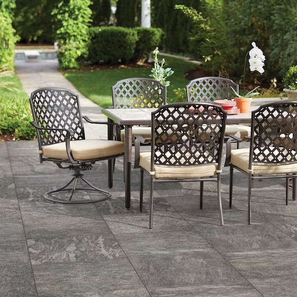 Alpe Gray 24 in. x 48 in. x 0.75 in. Porcelain Paver