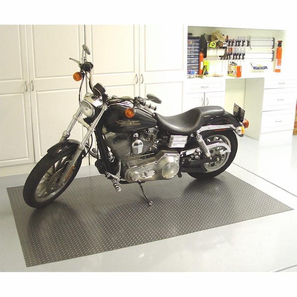 7.5 ft. x 10 ft. Pewter Textured PVC Floor Mat