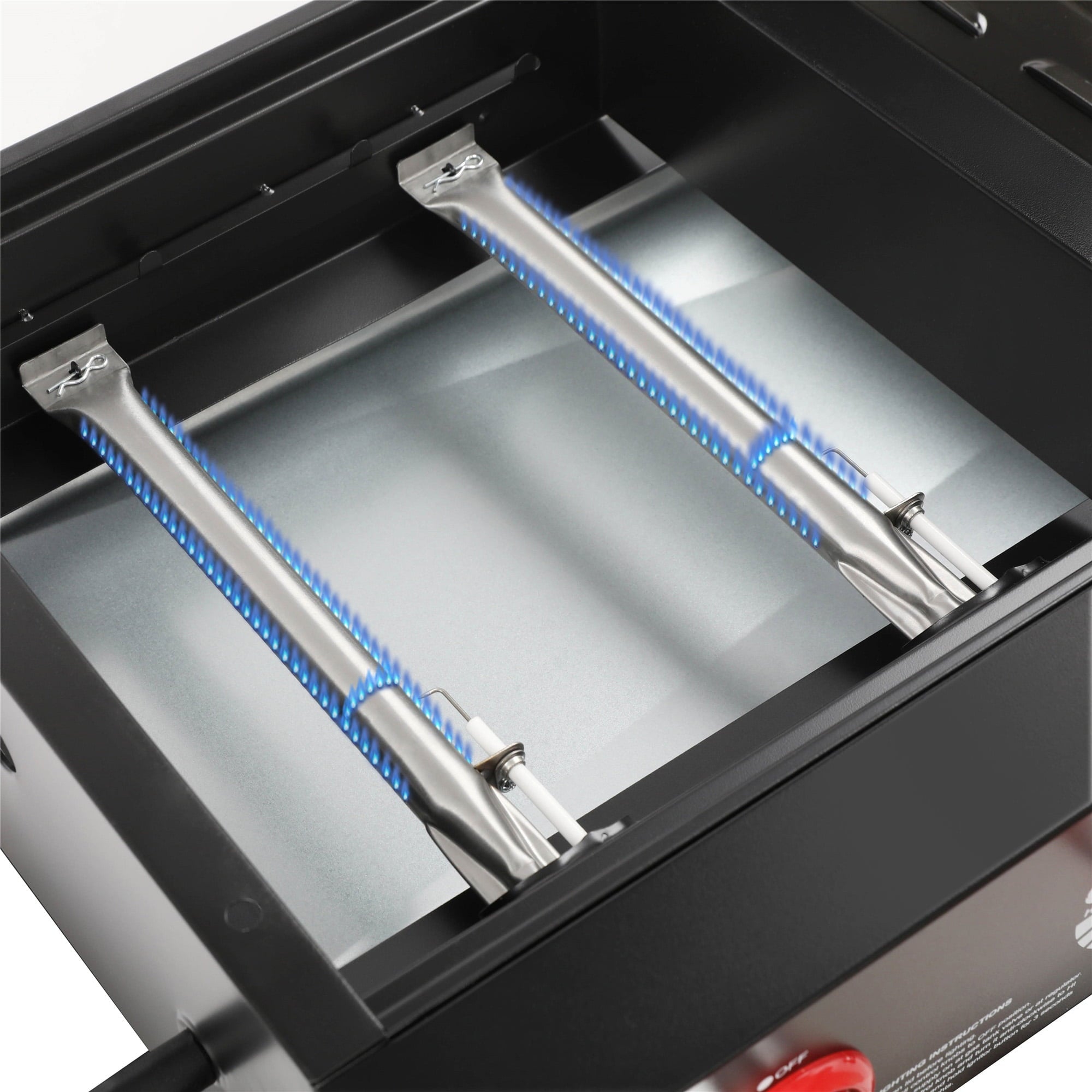 Gourmet 4-Burner GD4002T Portable Gas Grill and Griddle Combo, 40000 BTU