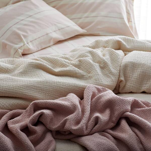 Weaver Organic Natural Solid 200-Thread Count Cotton Euro Sham