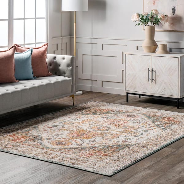Shane Persian Vintage Beige 9 ft. x 12 ft. Area Rug