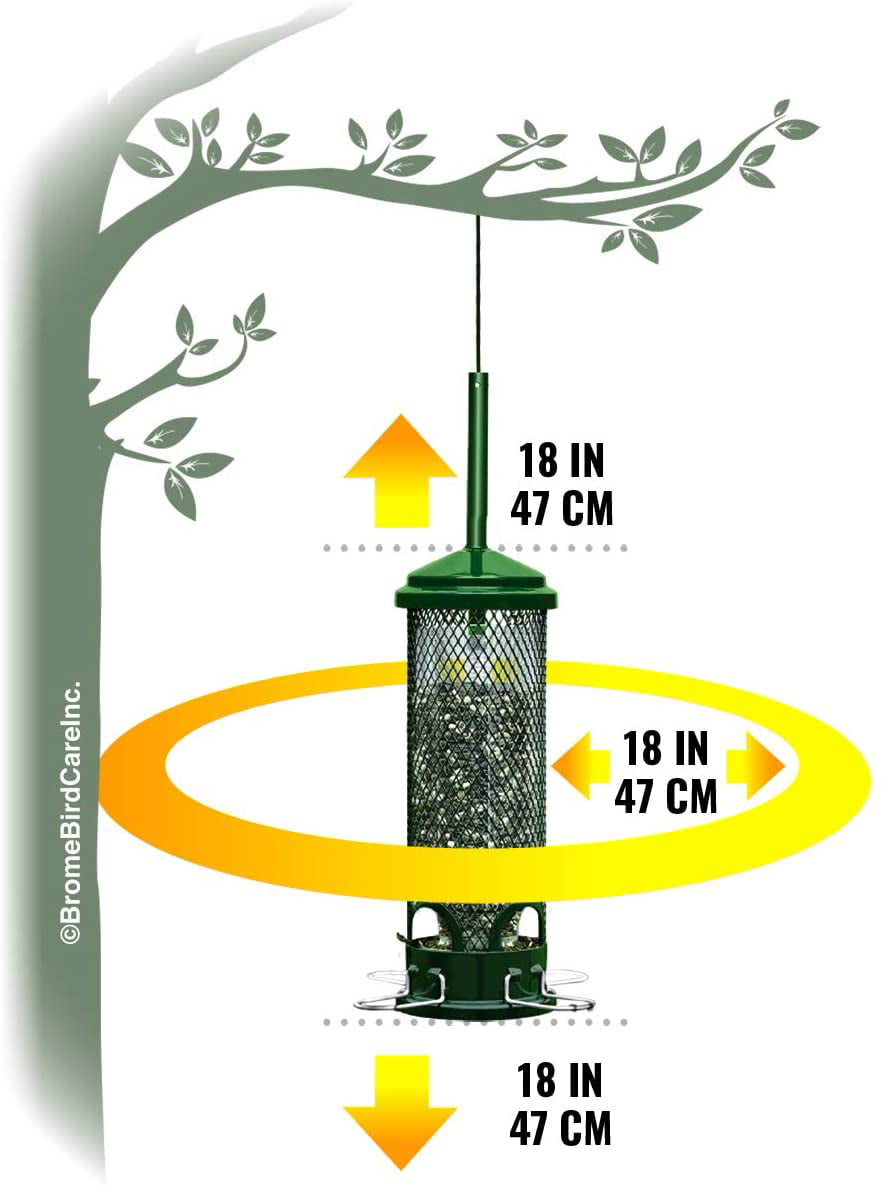 Brome Squirrel Buster Mini Bird Feeder, Squirrel Proof
