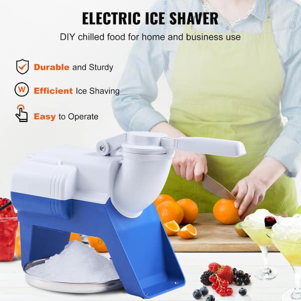 2816 oz. Ice Crushers Machine 176 lbs./H Electric Snow Cone Machine 220-Watts Ice Shaver Machine for Margaritas