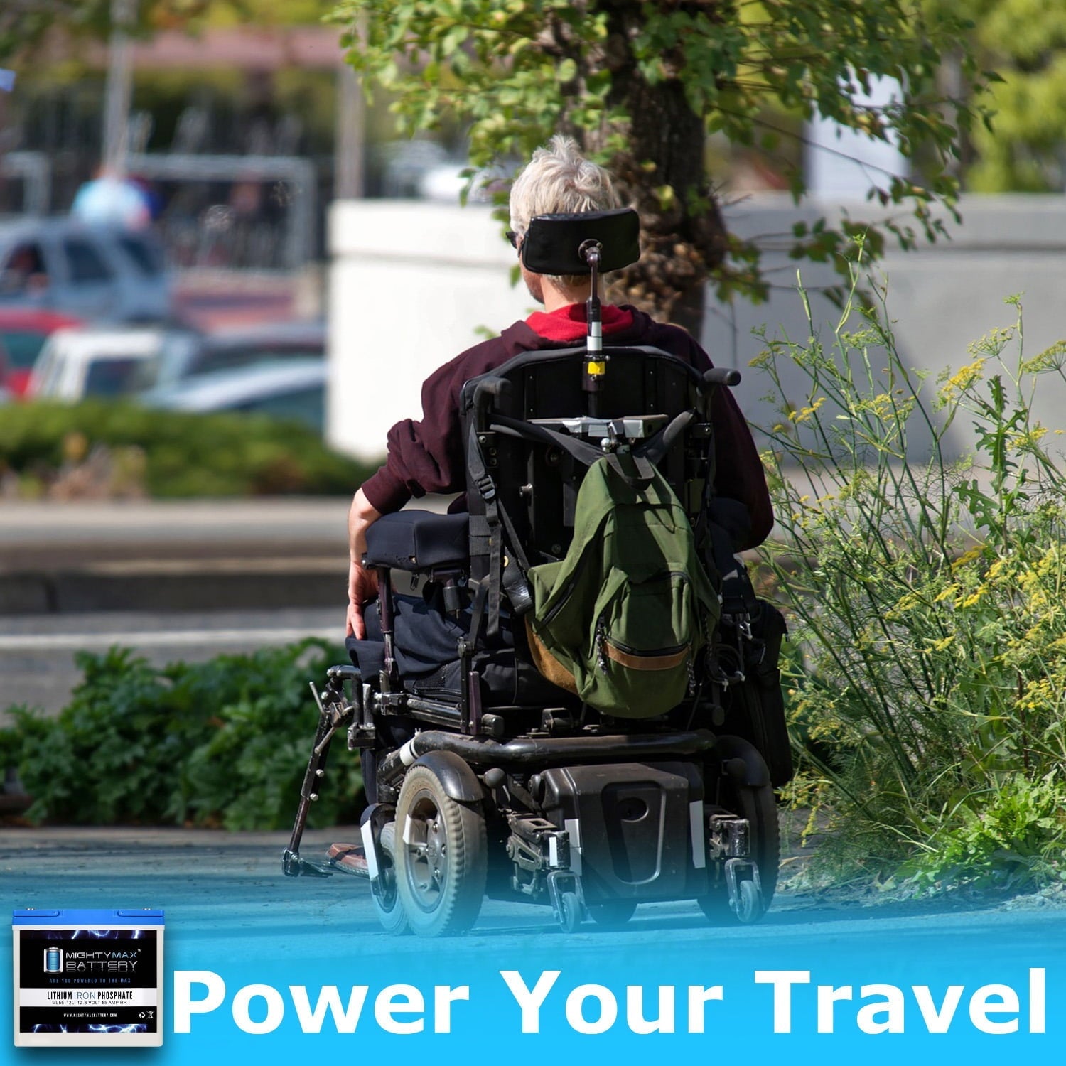 Mighty Max Battery ML55-12LI - 12 Volt 55 AH Deep Cycle Lithium Iron Phosphate (LiFePO4) Rechargeable and Maintenance Free Battery