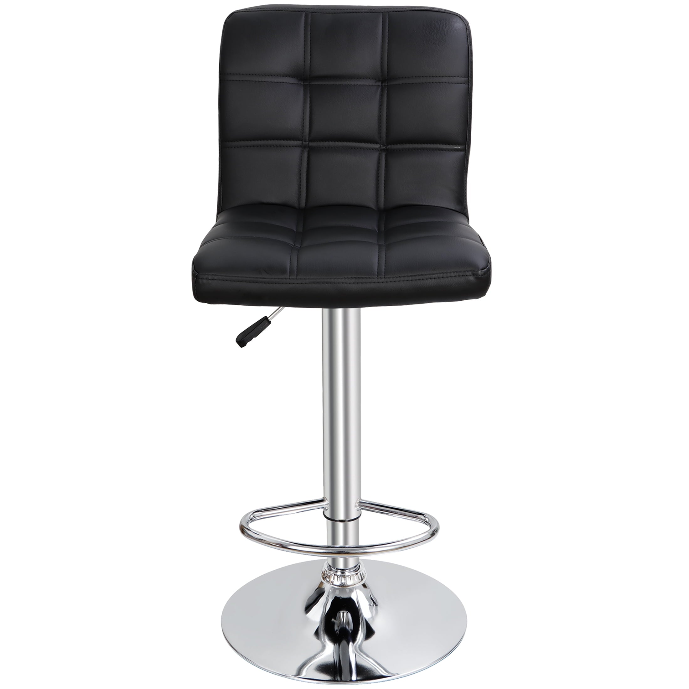 ZENY Height Adjustable Home Bar Stool Set 360-Degree Swivel, Set of 2