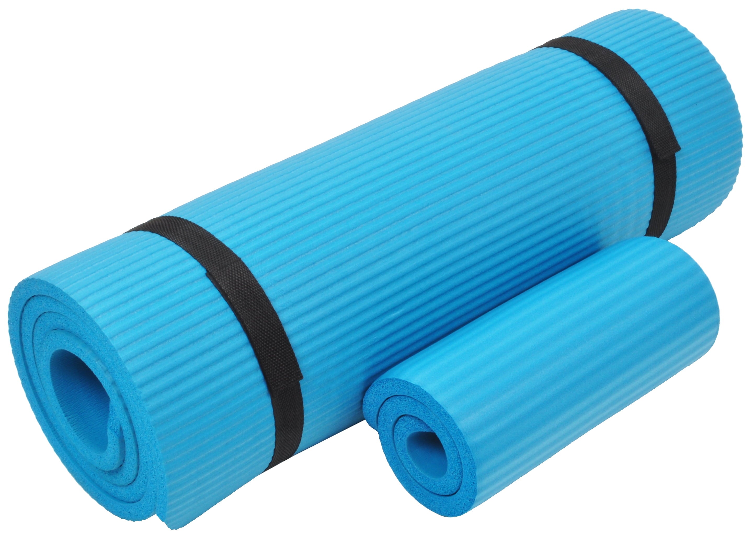 BalanceFrom + All-Purpose 1/2-In. Extra Thick, High Density, Anti-Tear Exercise Yoga Mat and Knee Pad with Carrying Strap