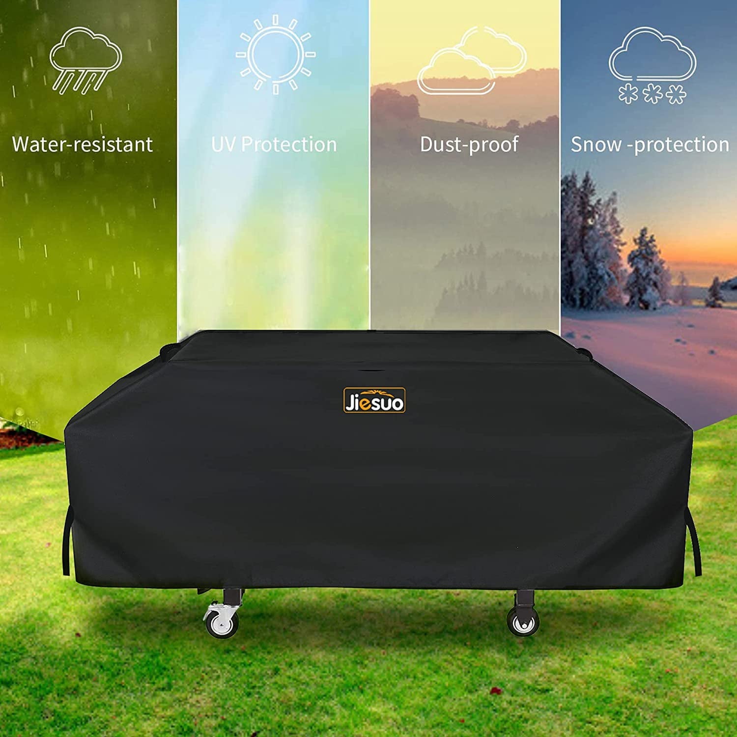 36 inch Griddle Cover for Blackstone, 36 inch Flat Top Griddle Station Cover, Heavy Duty Waterproof Blackstone Griddle Cover 36 Inch