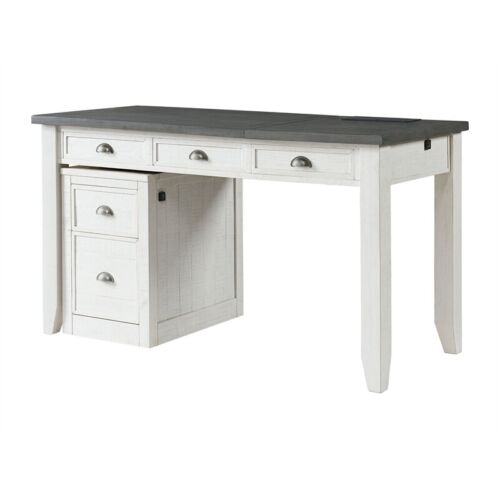 Martin Svensson Home Monterey White 2 Drawer File Cabinet with Fingerprint Lock