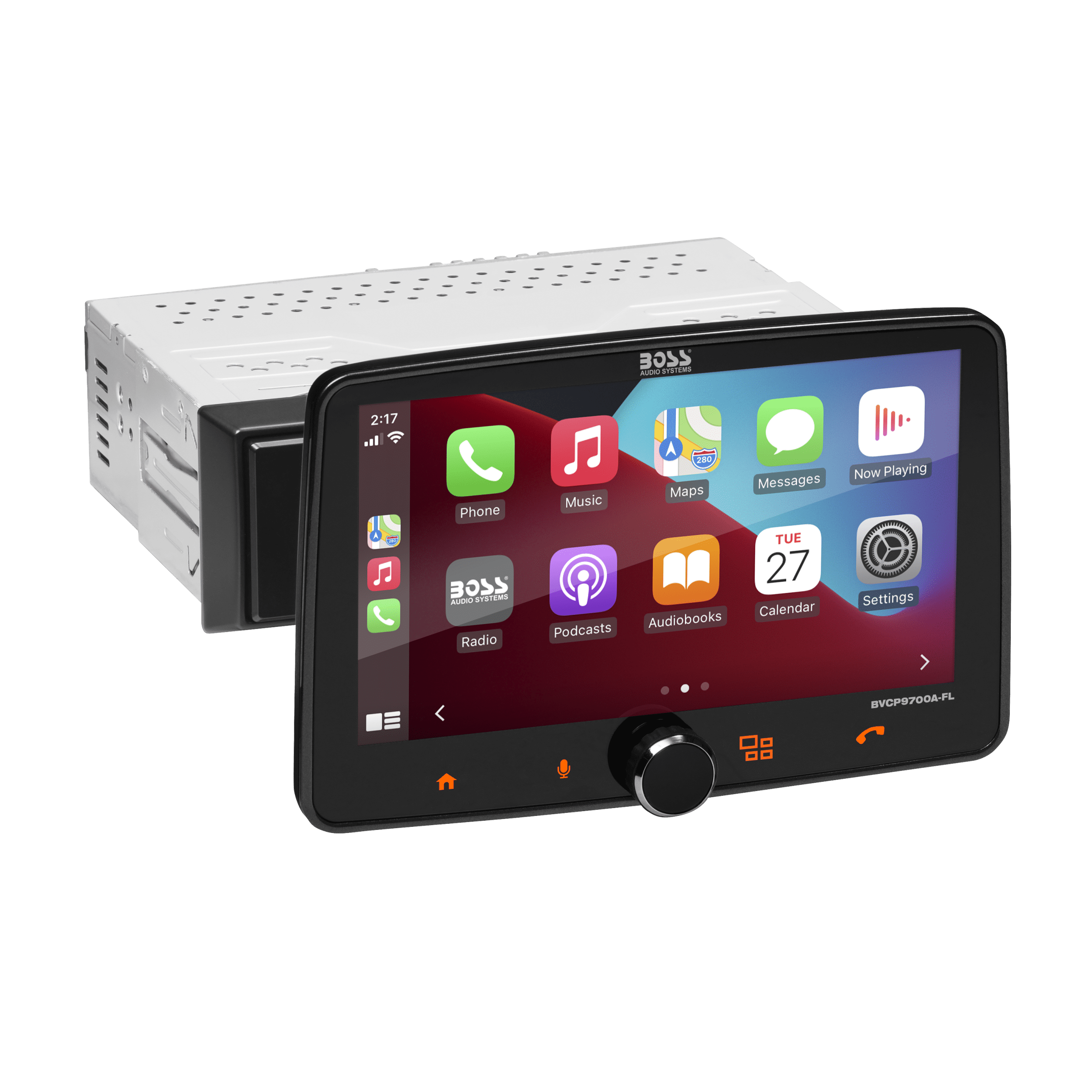 BOSS Audio Systems BVCP9700A-CFL Single Din Car Stereo System with Backup Camera