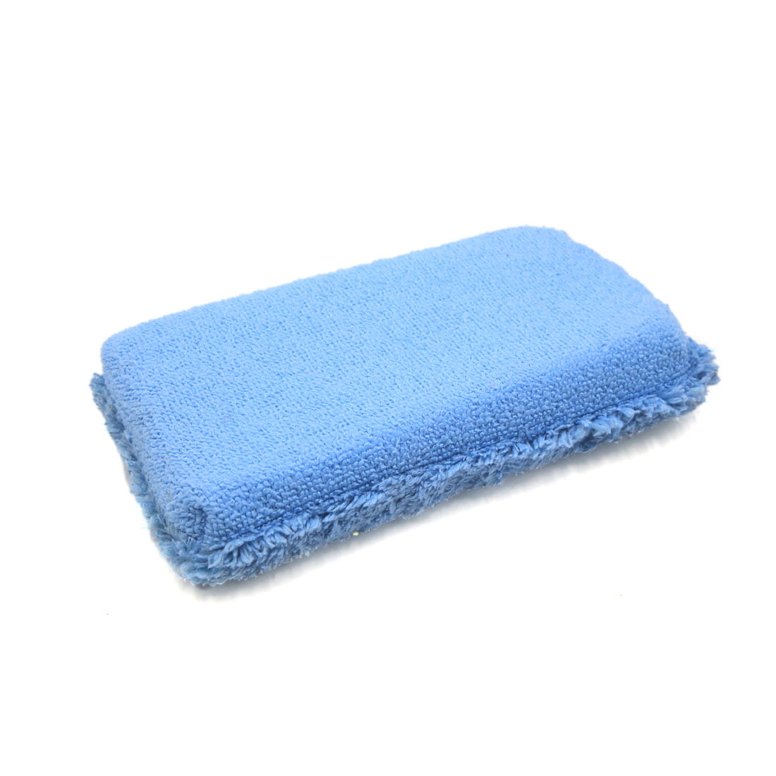Unique Bargains Blue Rectangle Shaped Microfiber Home Car Washing Tool Cleaning Sponge Block