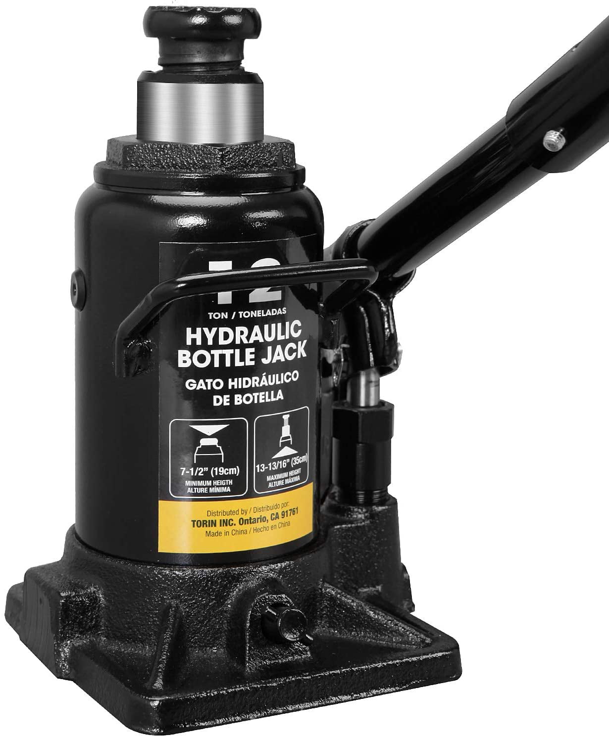 Torin Jacks DT91207AB Hydraulic Stubby Bottle Jack