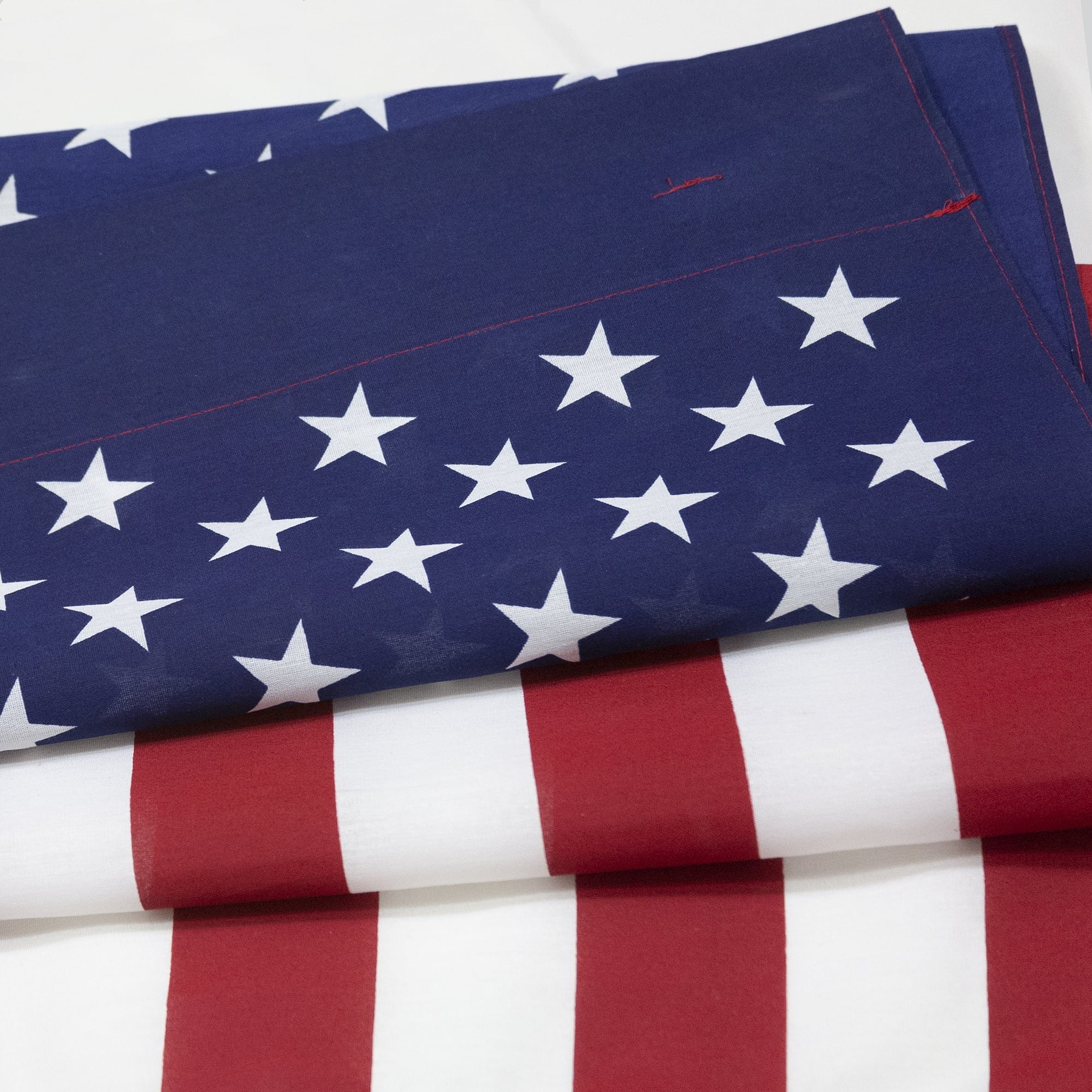 Printed Polycotton American Flag, Sleeved Banner Betsy Flags, 2.5' x 4'