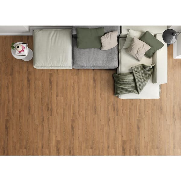 Montgomery Lane Oak 12 mm T x 8.03 in. W Waterproof Laminate Wood Flooring (15.9 sqft/case)