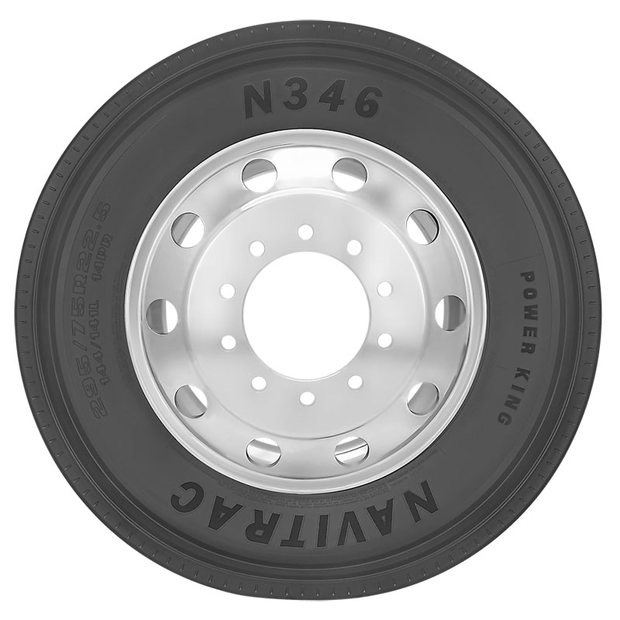 Power King Navitrac N346 255/70R22.5 140/137M H Commercial Tire