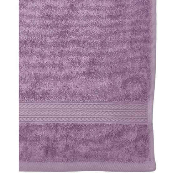 Summit 6-Piece Lavender Solid Cotton Bath Towel Set