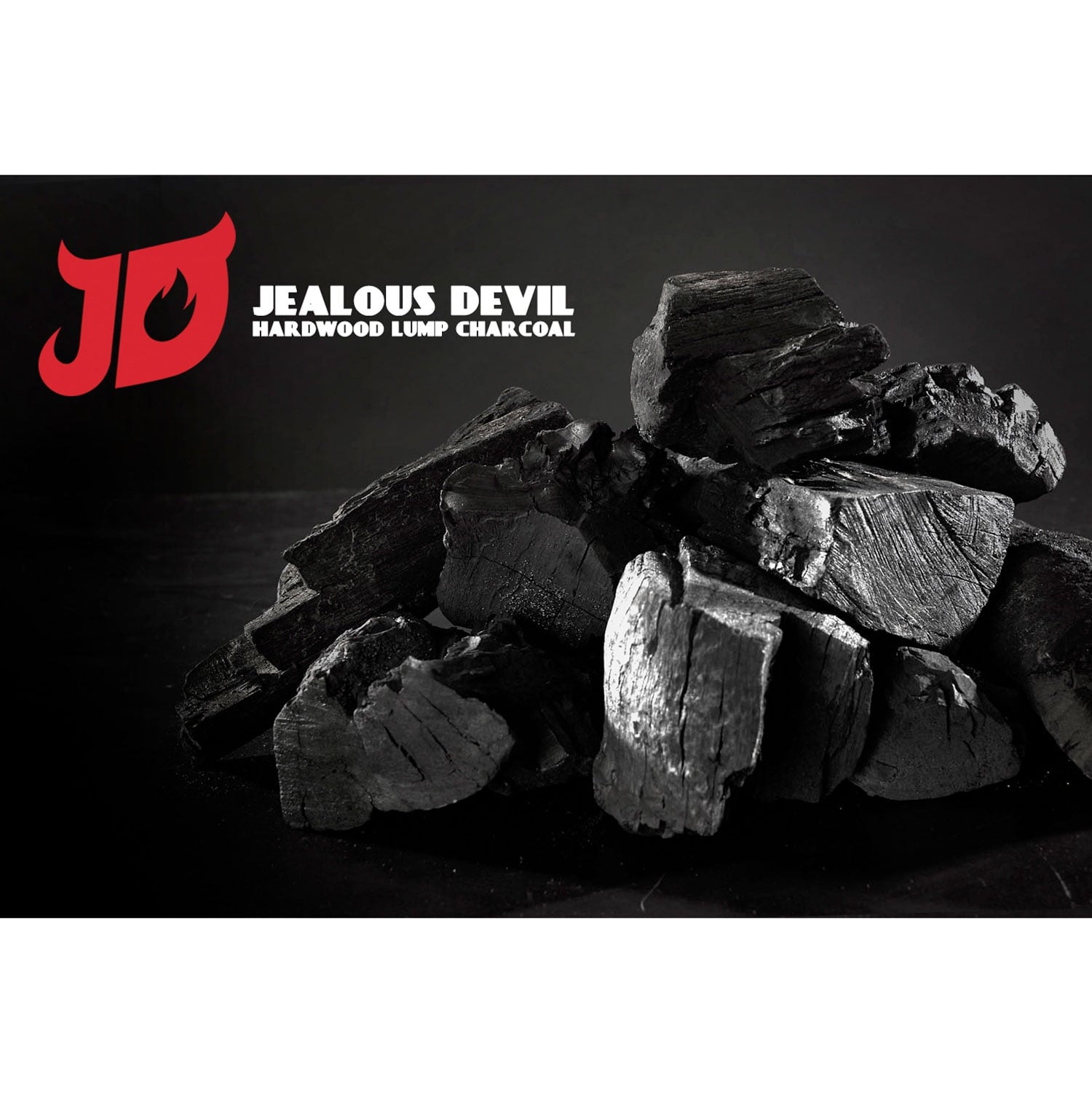 Jealous Devil 100 Percent Natural Hardwood Wood Lump Grill Charcoal, 20 Pounds