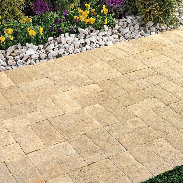 Clayton 7 in. L x 3.5 in. W x 1.77 in. H Silver Shell Concrete Paver (840-Pieces/142.8 sq. ft./Pallet)