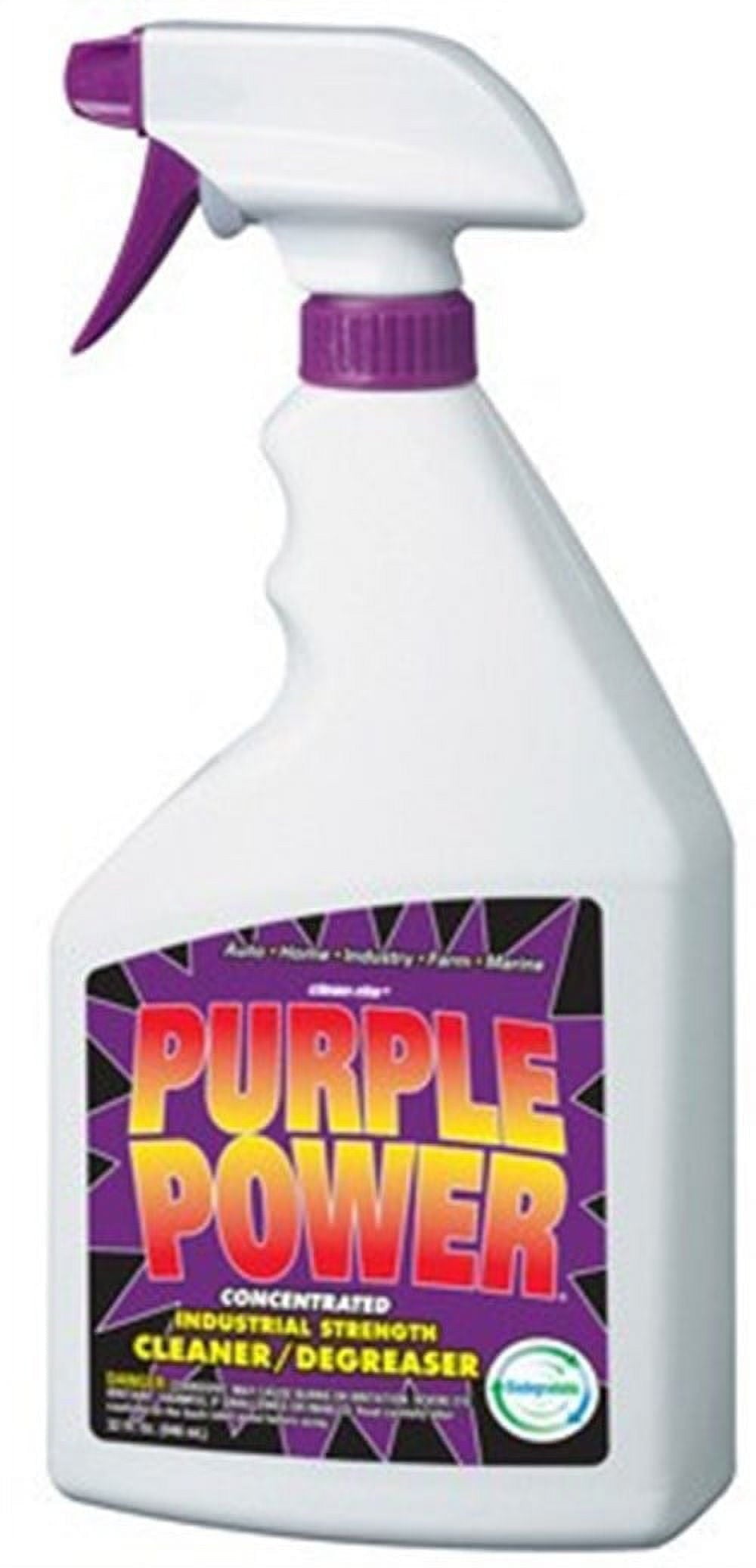 Purple Power Purple Power Industrial Strength Cleaner & Degreaser - Super Concentrated, 32 oz spray bottle, sold by each
