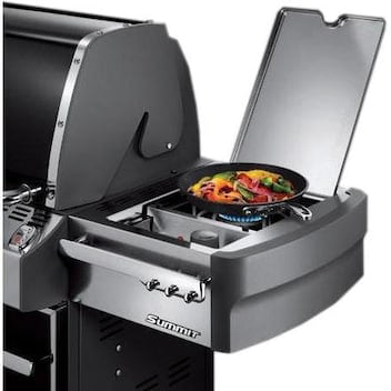 Weber Summit E-470 Propane Gas Grill With Rotisserie, Sear Burner & Side Burner - Black - 7171001