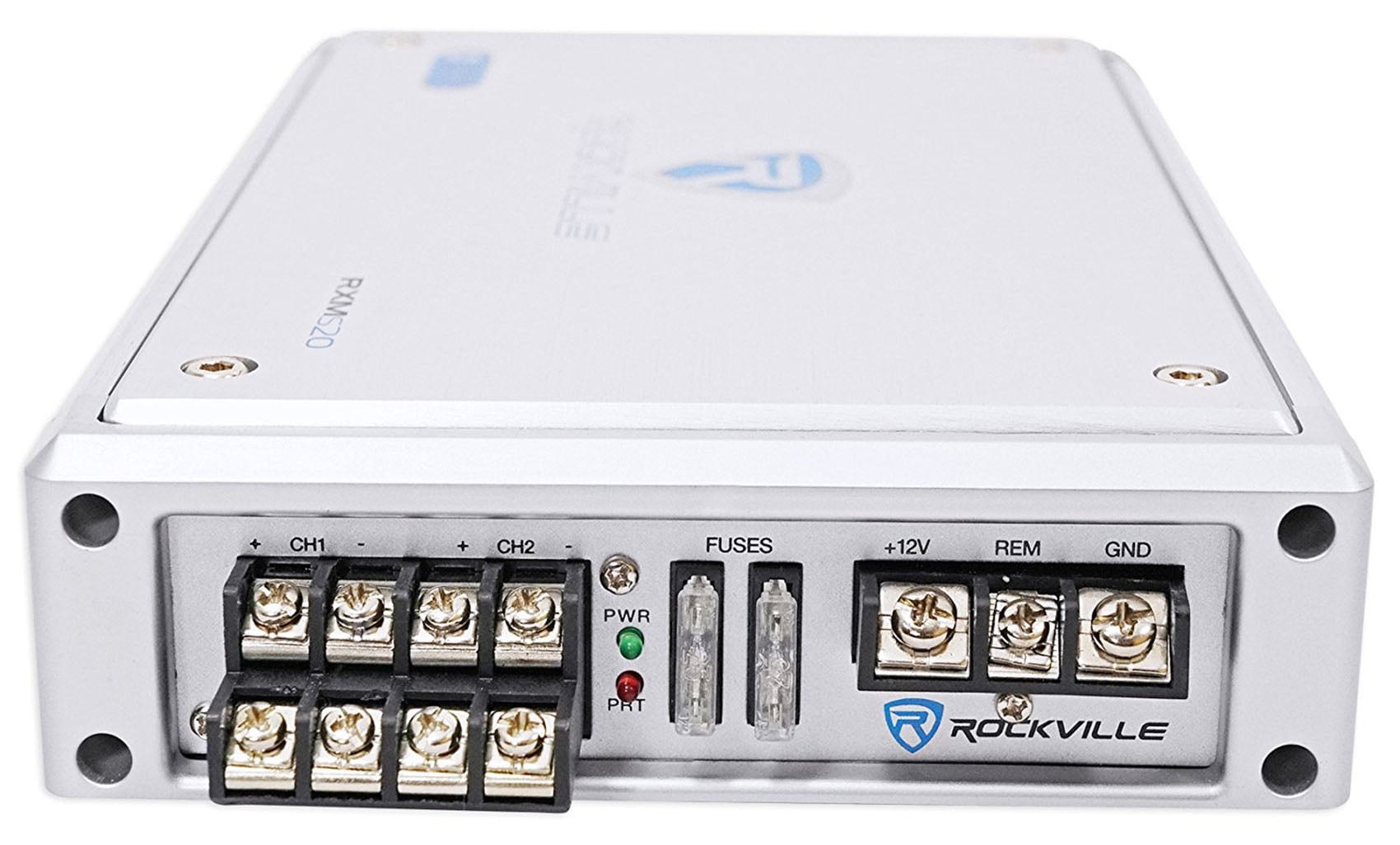 Rockville RXM-S20 Micro Marine/ATV Amplifier 1600w Max 4 Channel 4x100w