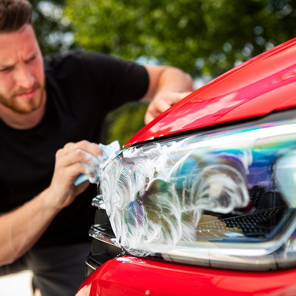 Stoner Car Care 99004 Car Show Touch-Up 6-Piece Kit for Automotive Detailing with Speed Bead Quick Detailer for Shine and Gloss, Grime Eraser, Invisible Glass Premium Glass Cleaner, Three Microfibers