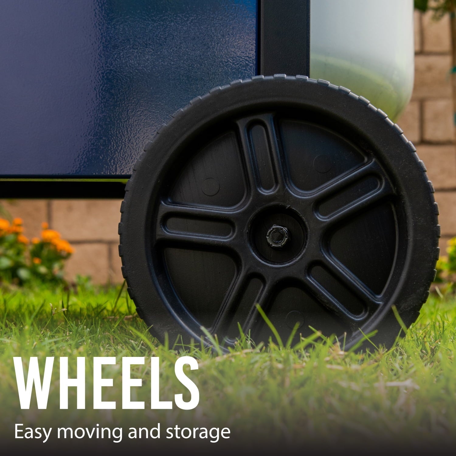 Grill 6 Burner Propane Gas Grill in Blue