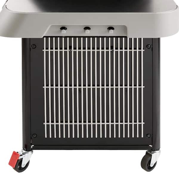 Genesis S-325s 3-Burner Natural Gas Grill in Stainless with Built-In Thermometer