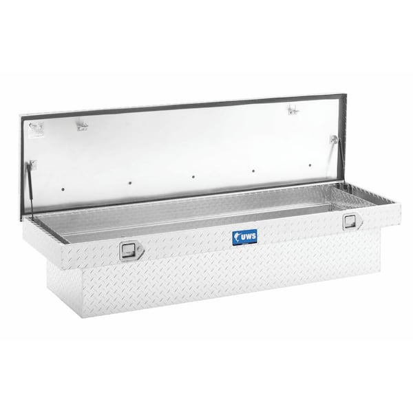 66.875 in. Silver Aluminum Full Size Crossbed Truck Tool Box