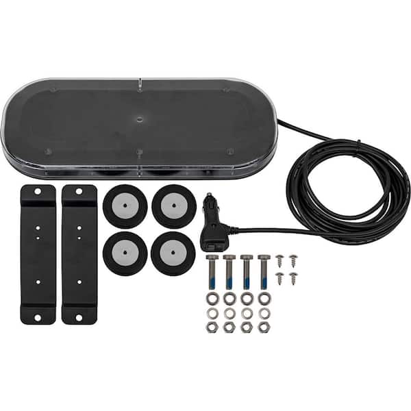 Class 1 Low Profile Oval LED Mini Light Bar - Amber/Clear