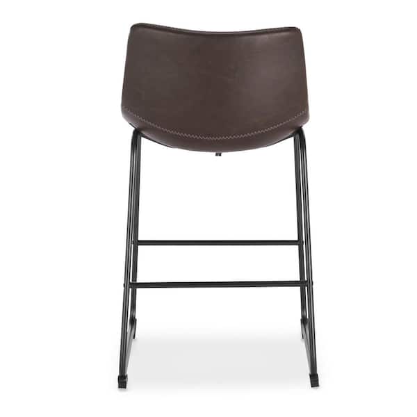 Brinley Brown Counter Stool (Set of 3)