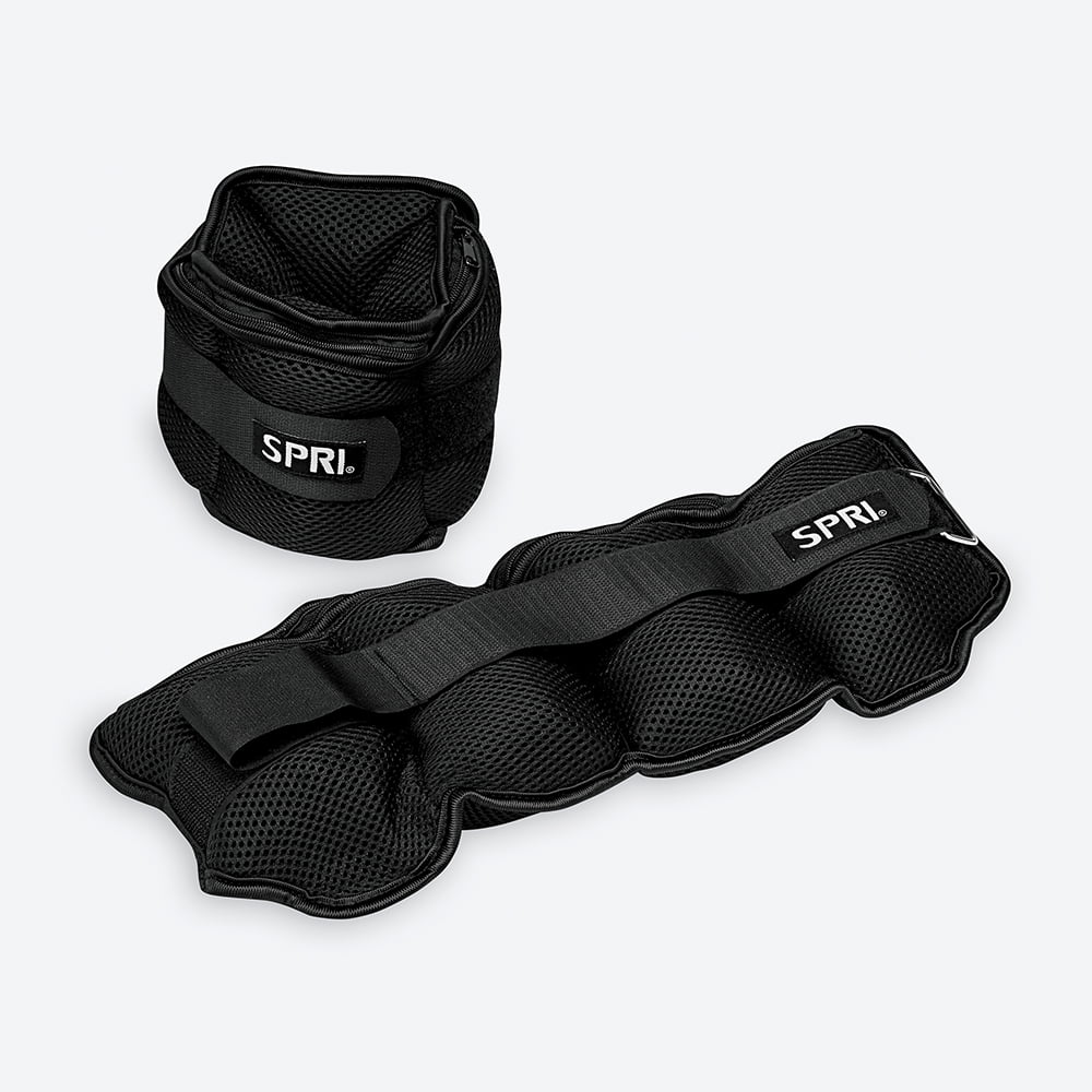 SPRI Adjustable Ankle Weights, 10-Pound Pair