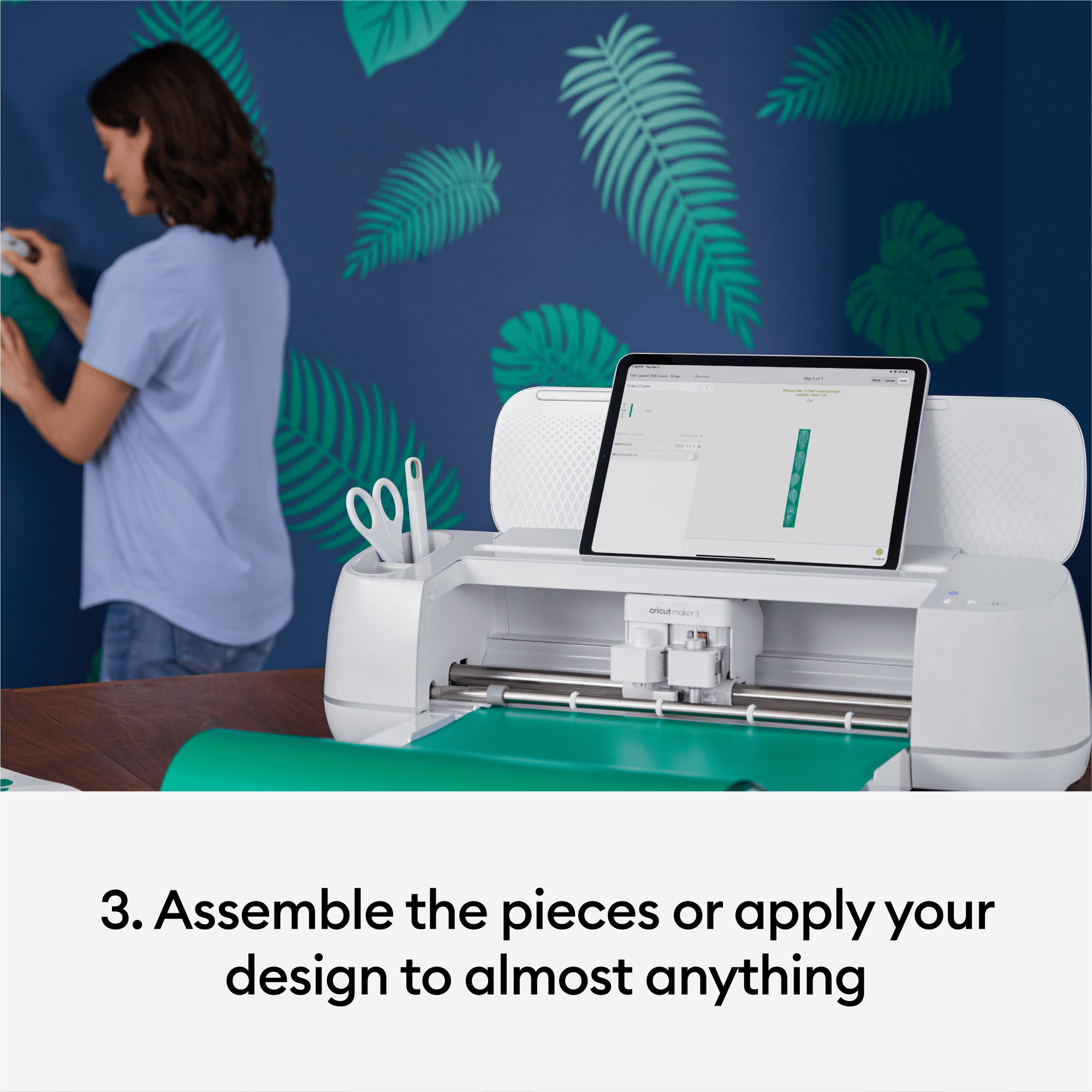 Cricut Maker 3 Ultimate Smart Cutting Machine with Adaptive Tool System, Zen Blue