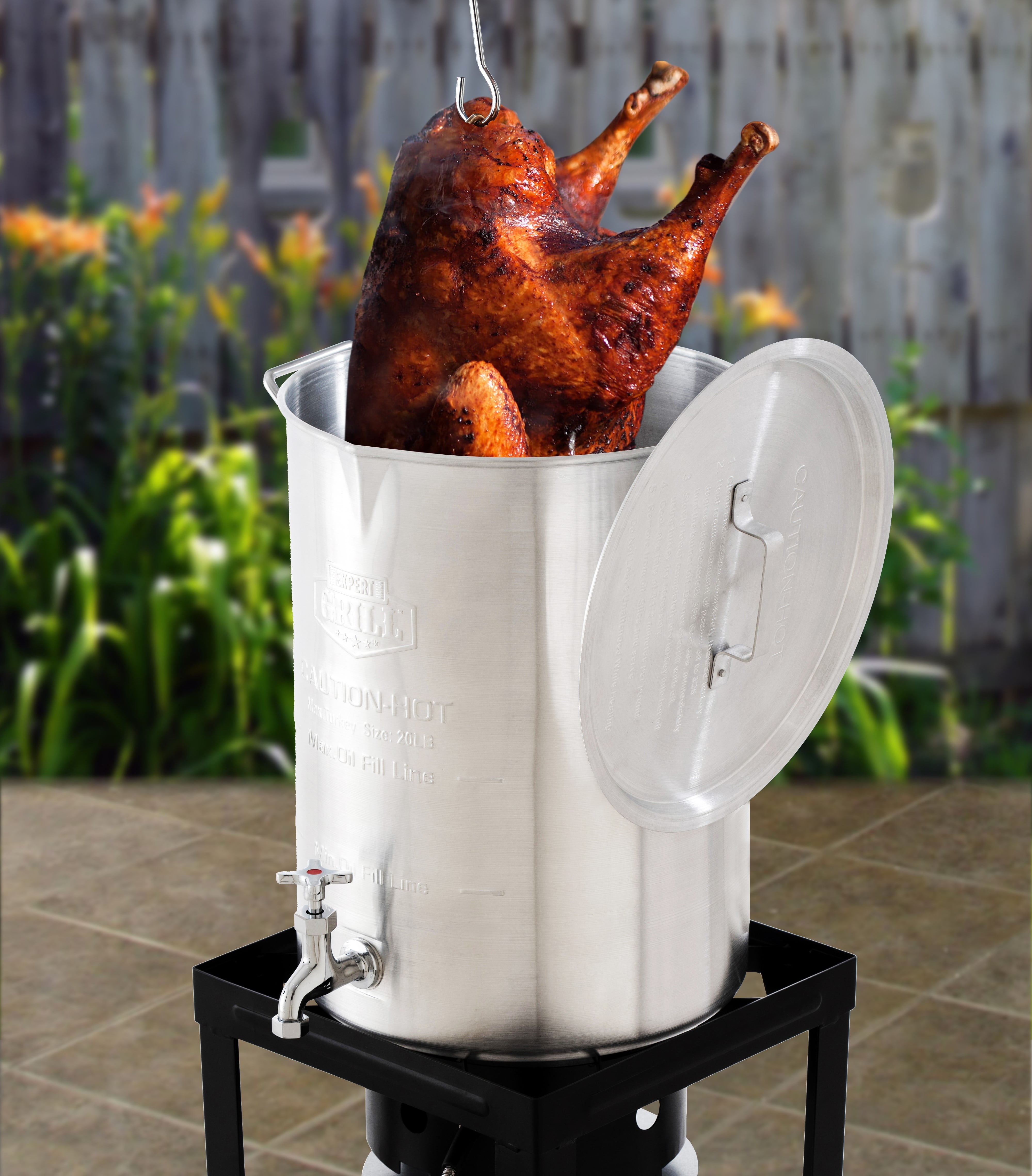 Expert Grill 30qt Turkey Fryer with Spigot