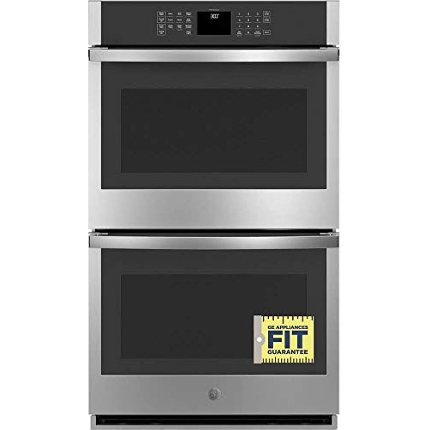 GE JTD3000SNSS 30 Double Wall Oven with 10 cu. ft. Total Capacity Scan-to-Cook Technology Self Clean and Wi-Fi Connectivity in Stainless Steel