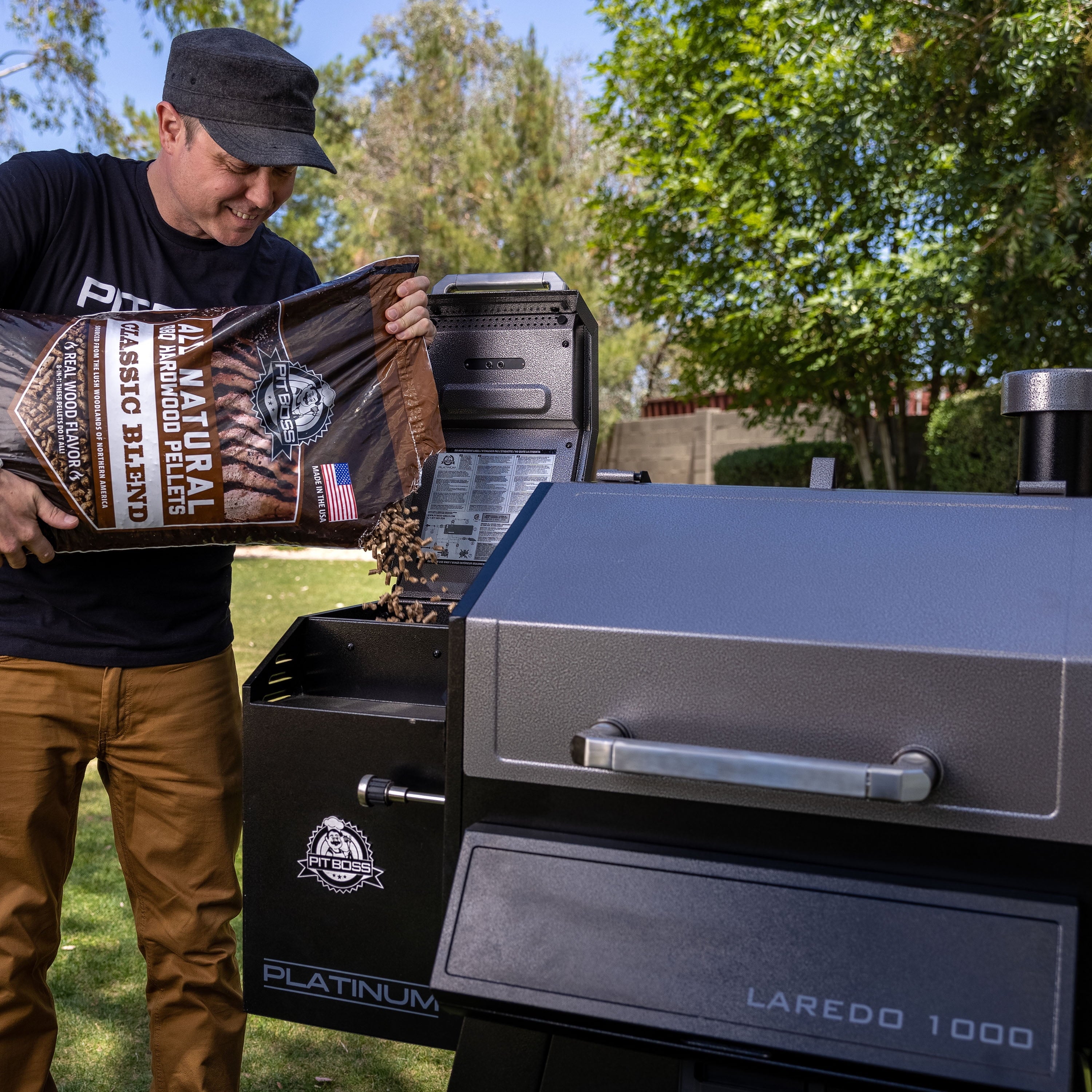 Pit Boss 100% All-Natural Hardwood Classic Blend BBQ Grilling Pellets, 40 Pound Bag