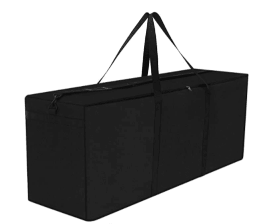 Large Capacity Outdoor Storage Bag, Heavy Duty Waterproof Oxford 420D Outdoor Cushion Storage Bags 68*20*30in with Sturdy Handle for Patio Cushion, Soccer Balls, Toy, Travel