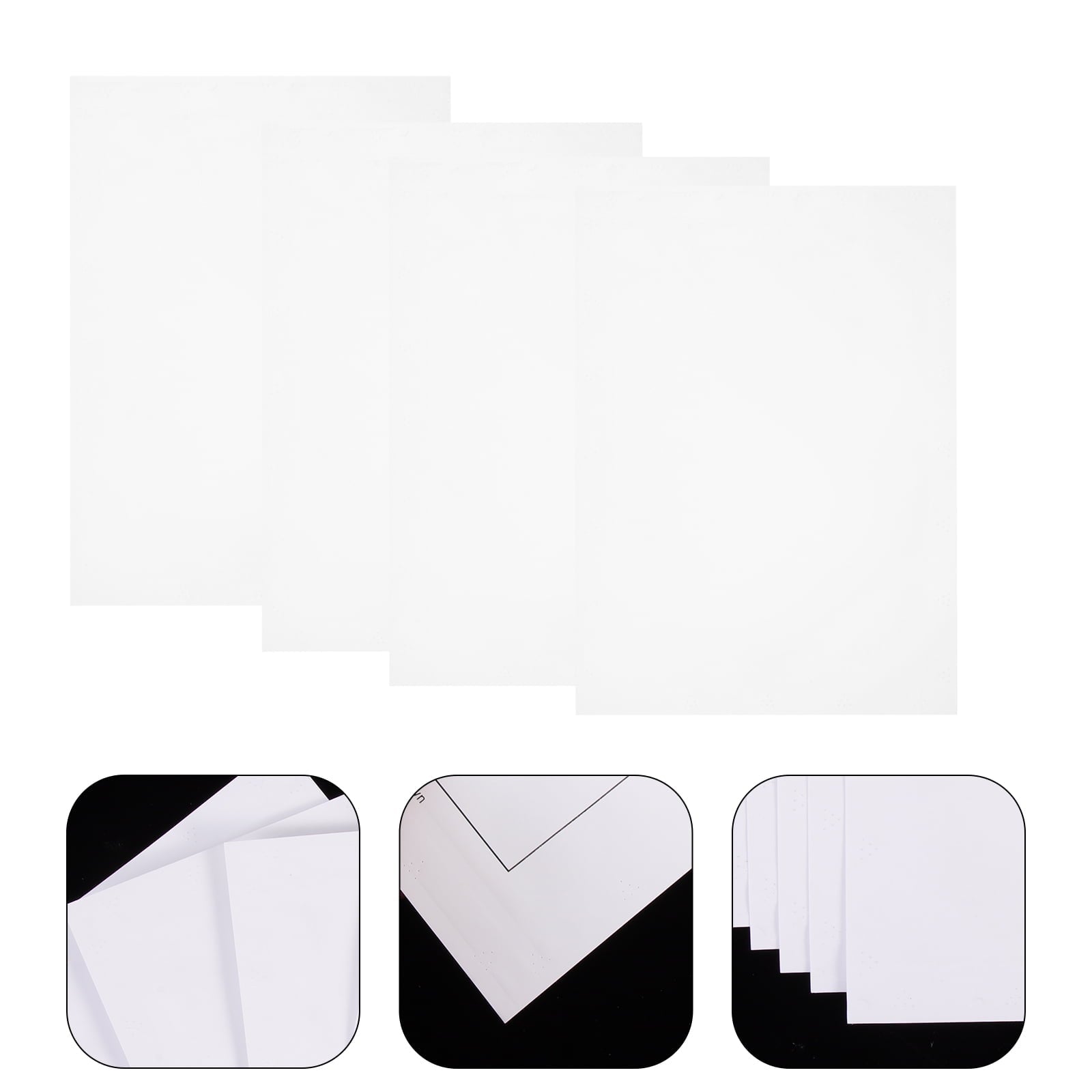 5Pcs Shredder Lubricating Sheets Shredder Oil Paper Shredder Oil Sheet Paper Lubricating Oil