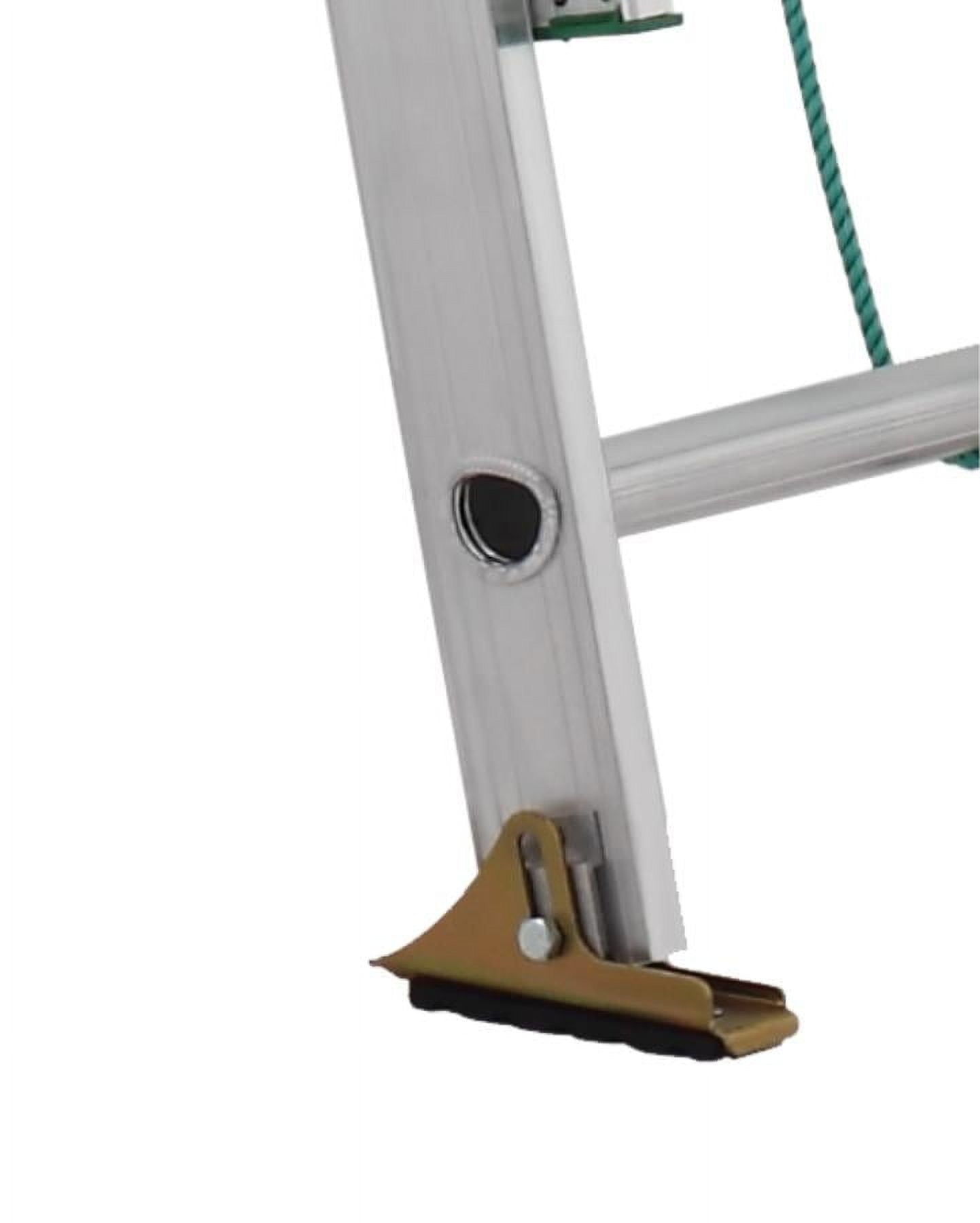 Louisville Ladder 16’ Aluminum Extension, 15' Reach, 225 lbs Load Capacity, W-2222-16PG